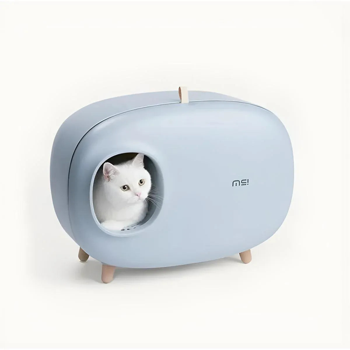 Cat Litter Box Semi-closed Cat Supplies Cat Toilet Drawer Large Cat Litter Box - Green