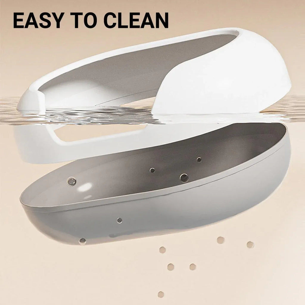 Large Semi Closed Cat Litter Box Covered Litter Pan for Cats Easy Clean Design - Green