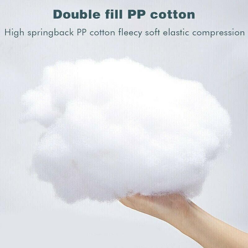 L-70CM Dog Cat Pet Calming Bed Washable ZIPPER Cover Warm Soft Plush Round Sleeping - Light Grey